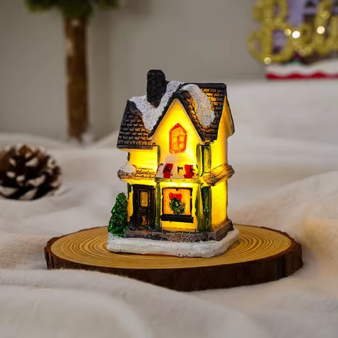 Christmas LED Village Houses β Mini Resin Light Collection (6 Styles)