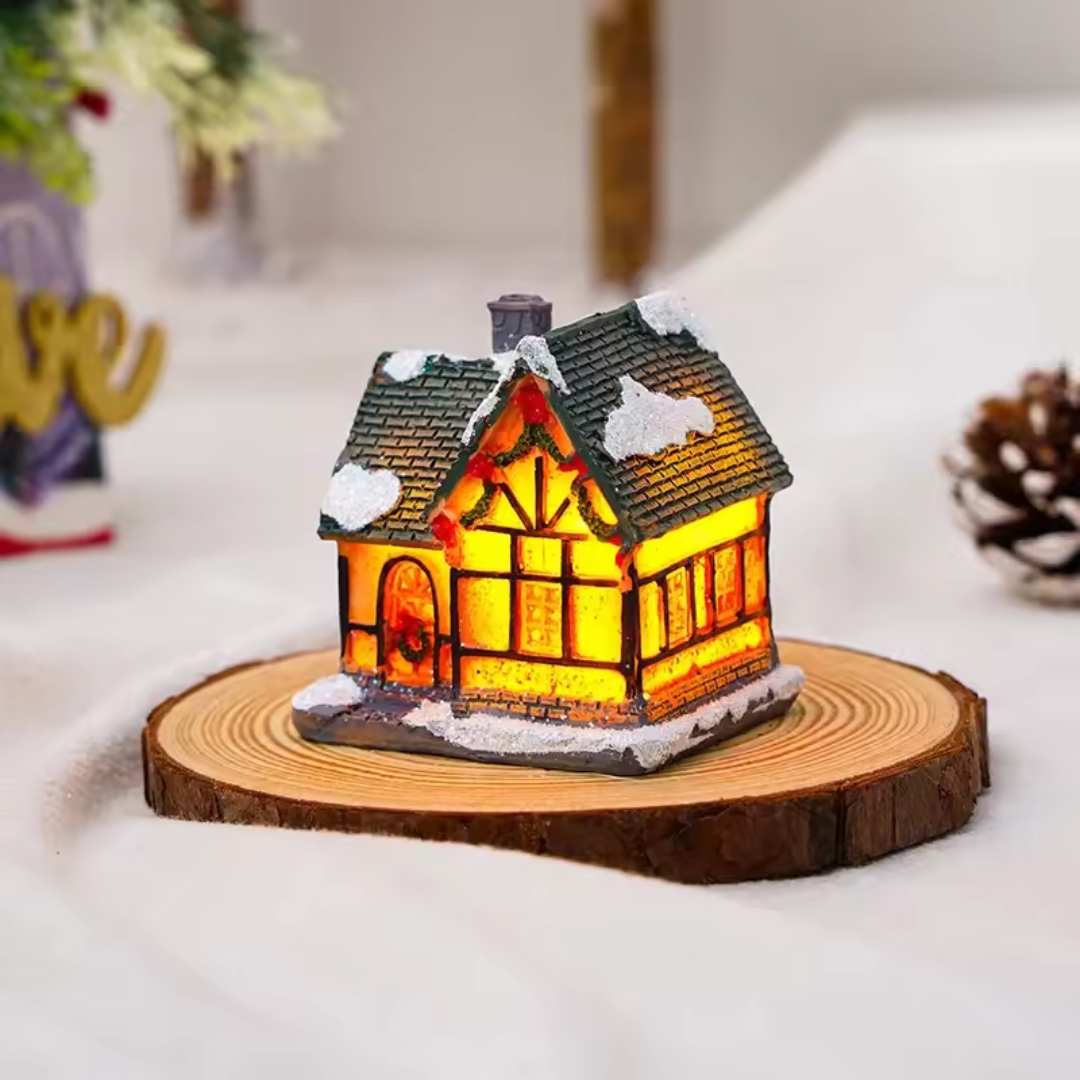 Christmas LED Village Houses β Mini Resin Light Collection (6 Styles)
