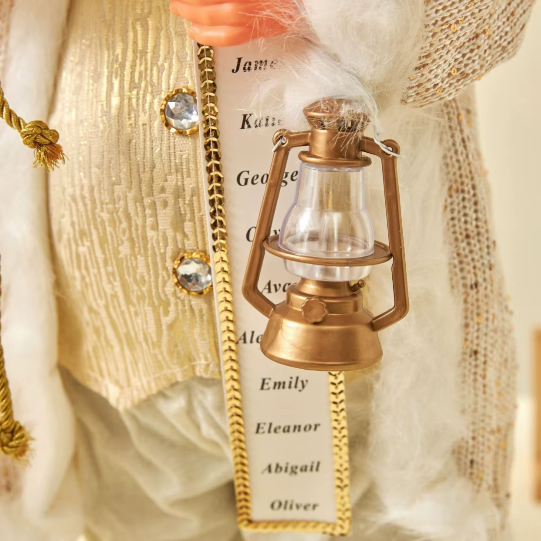 Classic Santa Claus Figurine — 30cm Nordic Christmas Decoration (6 Styles)