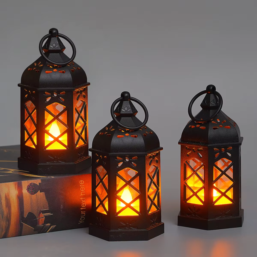 Vintage LED Mini Lantern (12.5 cm) – Warm Flicker Light