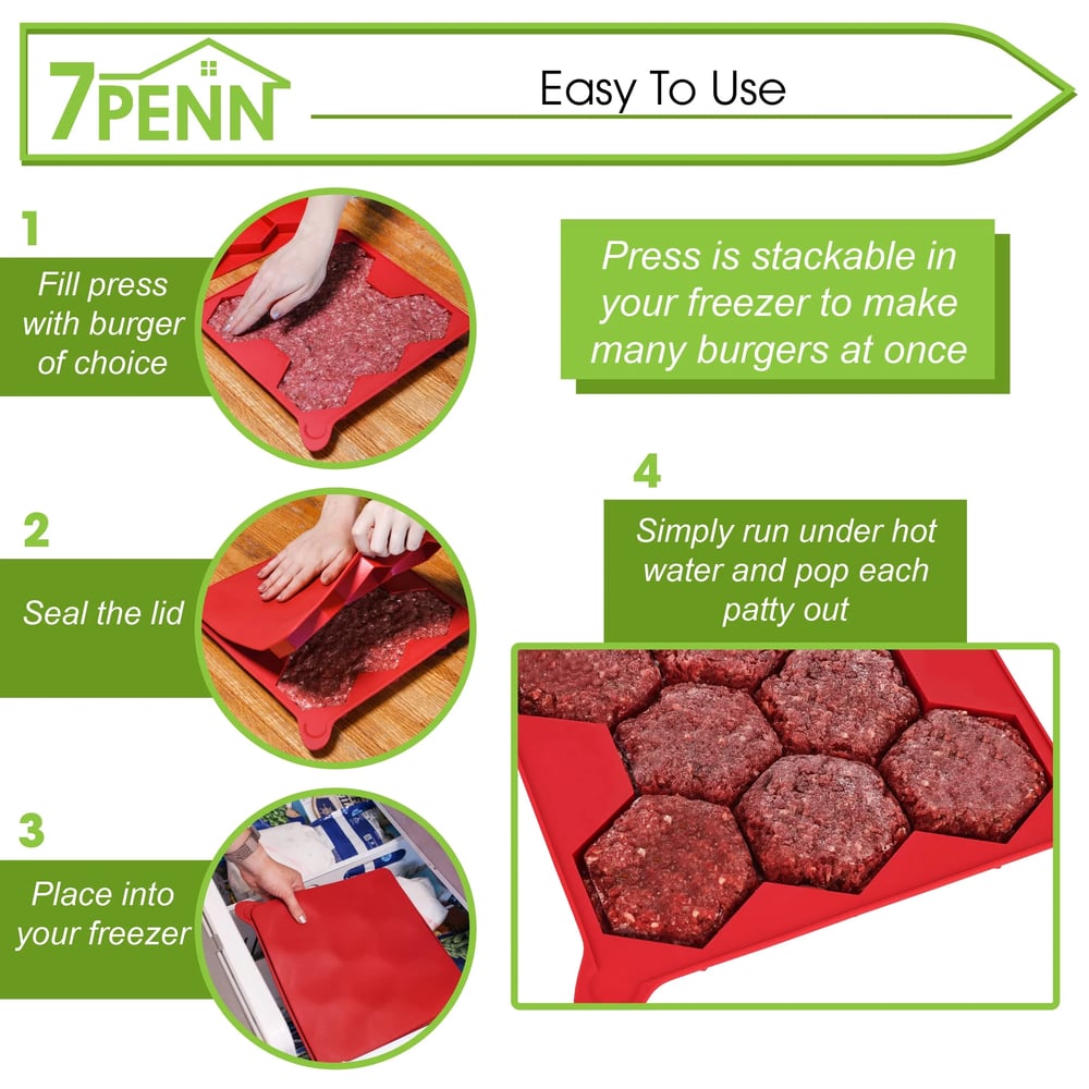 Silicone Burger Press Slider Mold