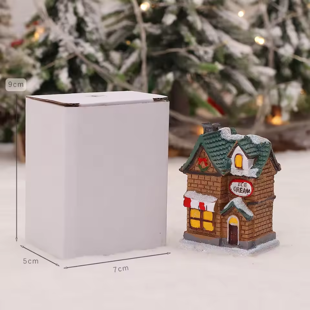 Christmas LED Village Houses β Mini Resin Light Collection (6 Styles)