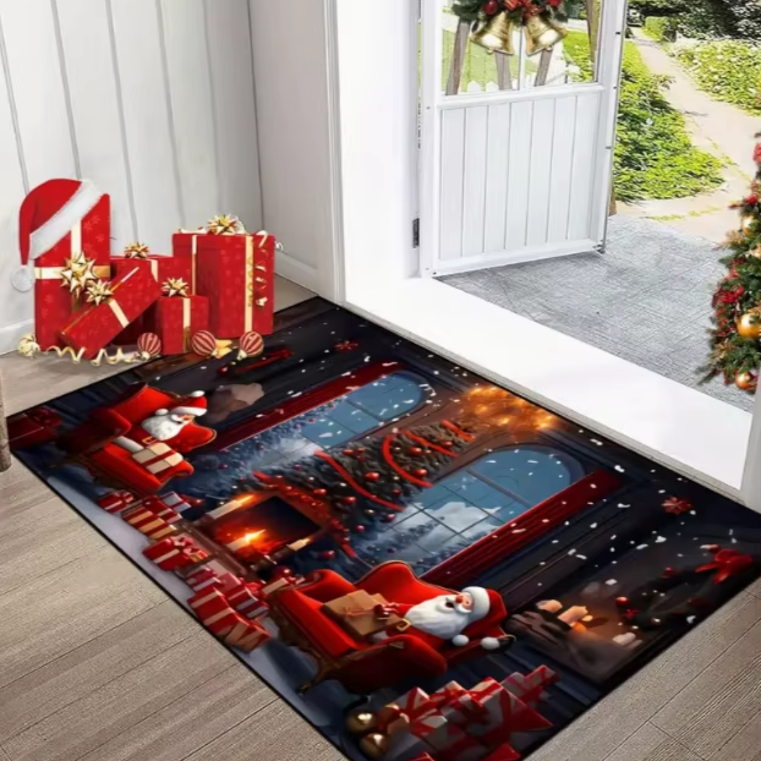 Christmas Welcome Door Mat β Festive Entryway Collection