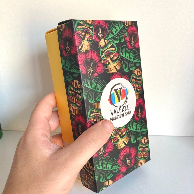 Miniature Bookshelf, Dollhouse Miniature Bookcase