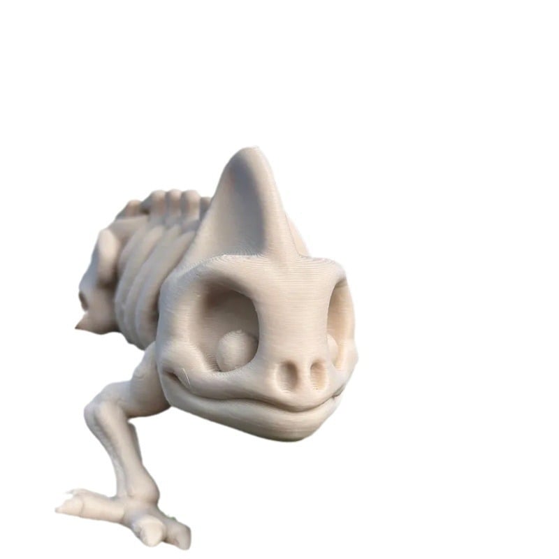 Skeleton 3d printed Spooky Chameleon