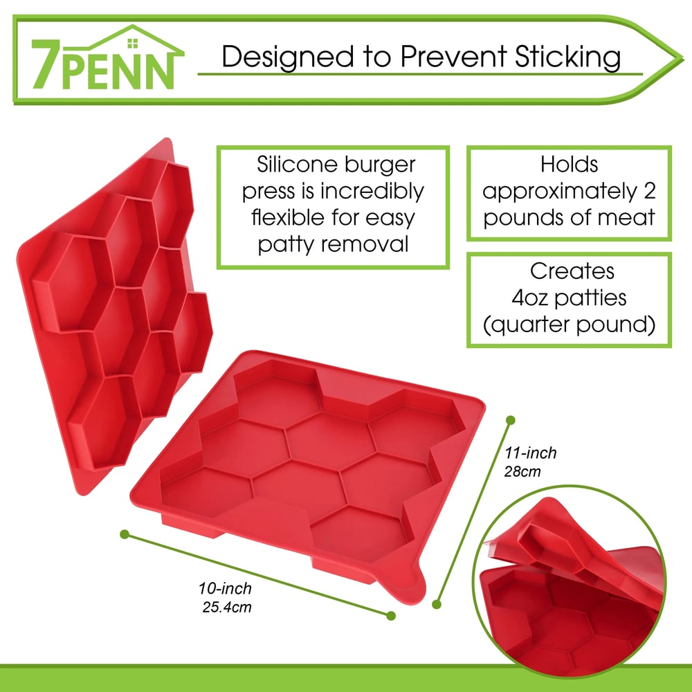 Silicone Burger Press Slider Mold