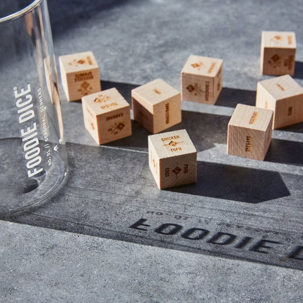 Personalized Foodie Dice Seasonal Dinners Tumbler