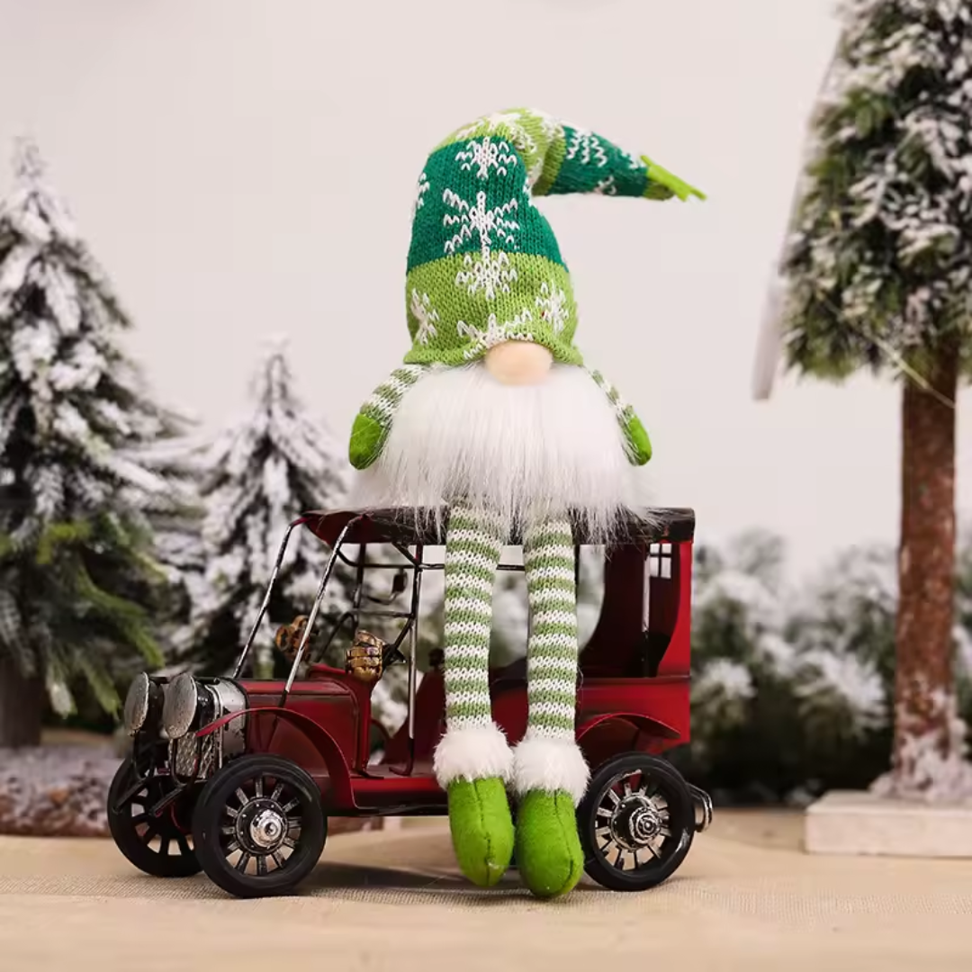 Luminous Christmas Gnome — LED Holiday Elf Decoration (3 Pieces)