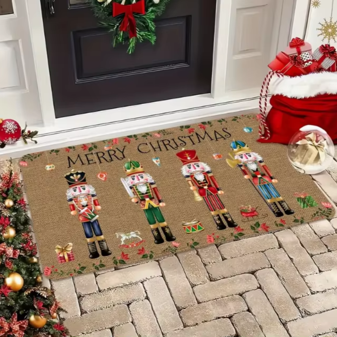 Christmas Welcome Door Mat – Festive Entryway Collection