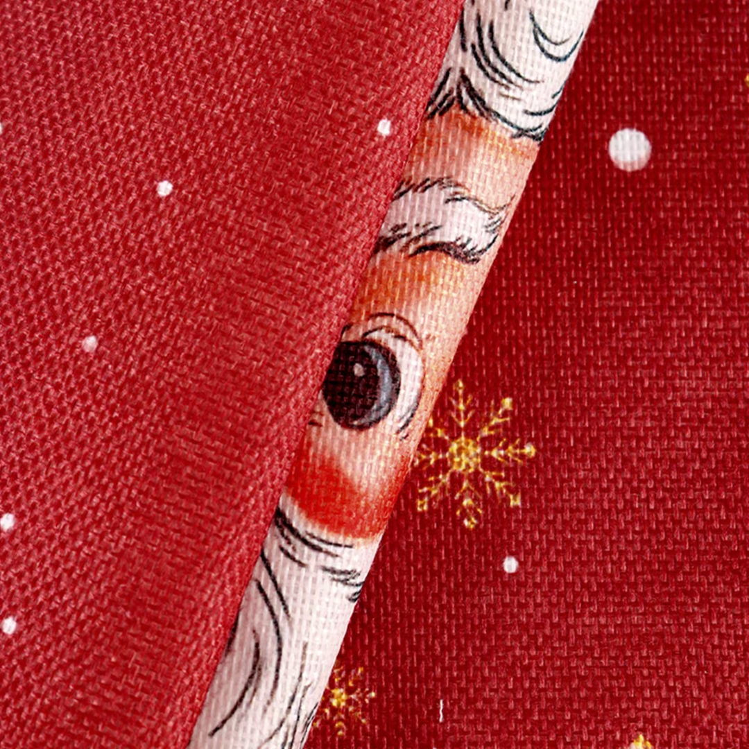 Christmas Linen Placemats Set (4 Pieces) – Merry Christmas Collection