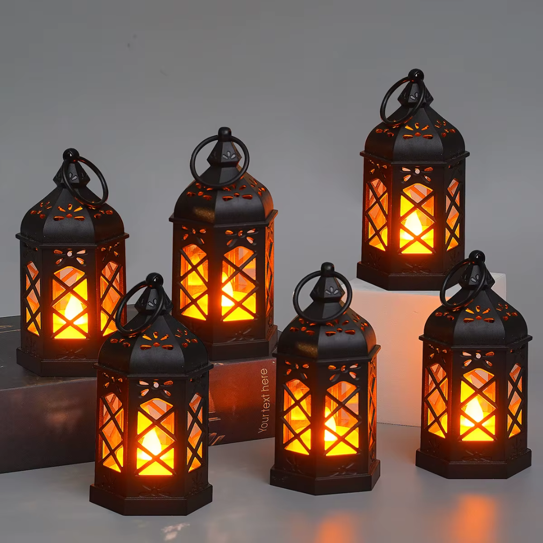 Vintage LED Mini Lantern (12.5 cm) – Warm Flicker Light
