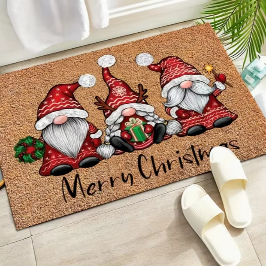 Christmas Welcome Door Mat – Festive Entryway Collection