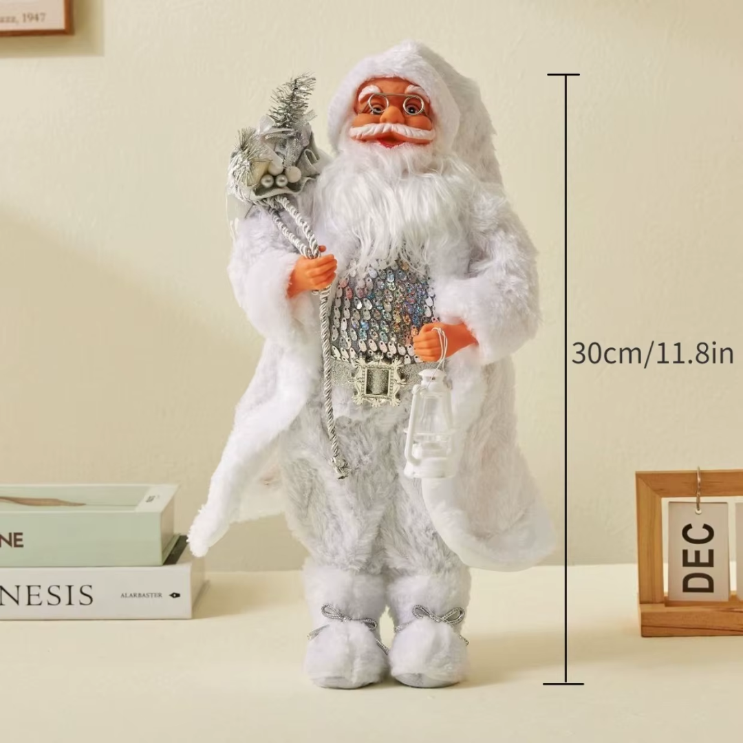 Classic Santa Claus Figurine — 30cm Nordic Christmas Decoration (6 Styles)