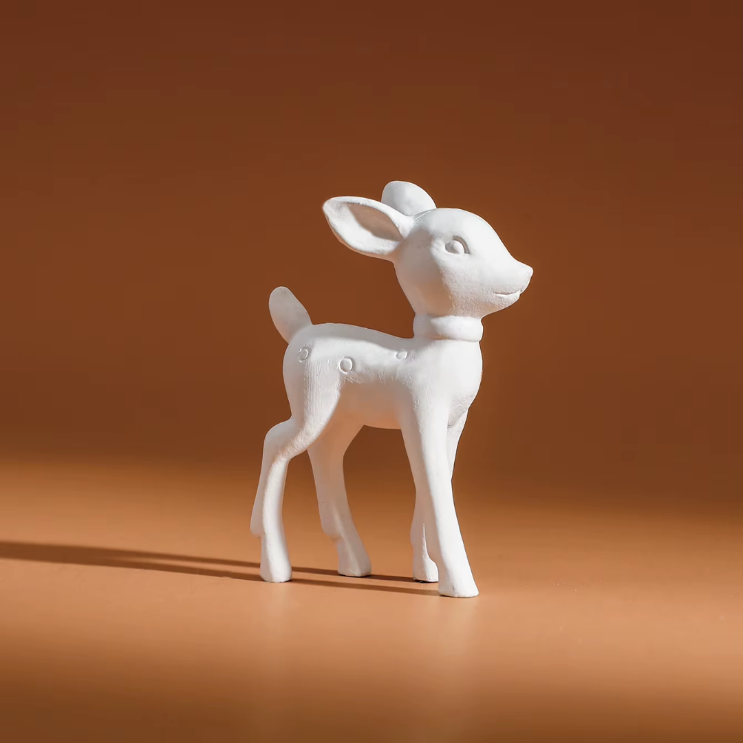 Reindeer Figurine Set (2 Pieces) – Modern Nordic Christmas Décor