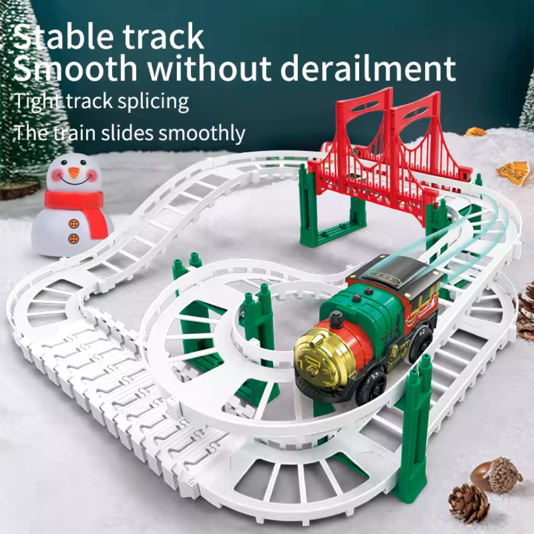 Christmas Electric Rail Train Set – Holiday Express Collection