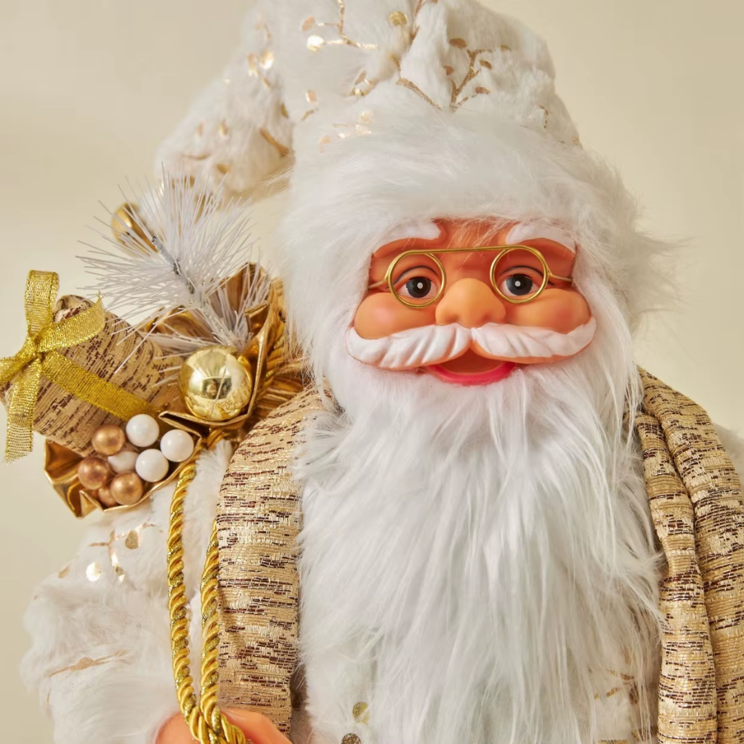Classic Santa Claus Figurine — 30cm Nordic Christmas Decoration (6 Styles)