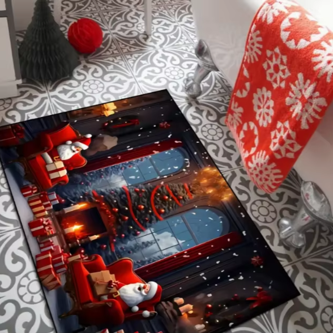 Christmas Welcome Door Mat – Festive Entryway Collection