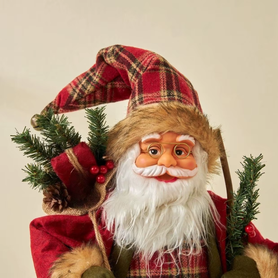 Classic Santa Claus Figurine — 30cm Nordic Christmas Decoration (6 Styles)