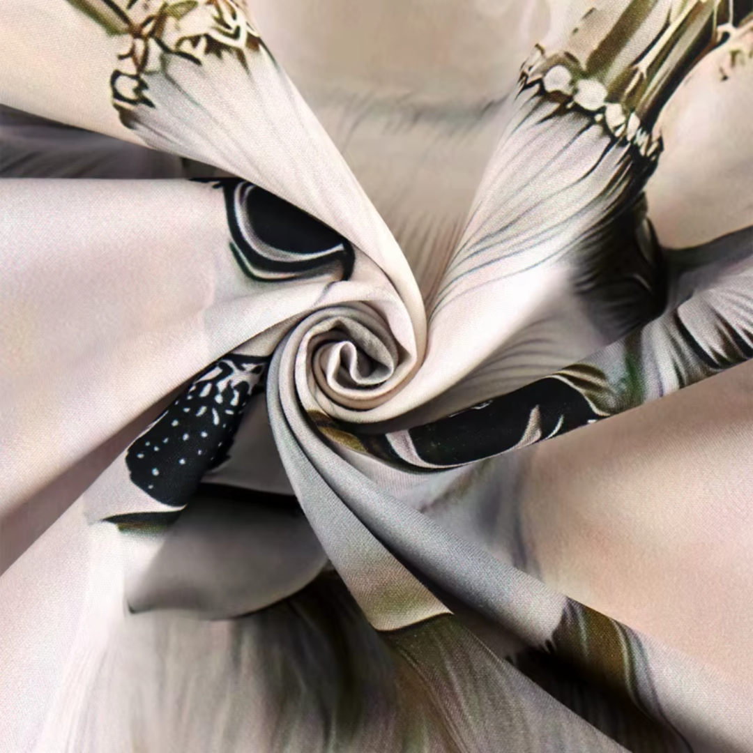 Vintage Christmas Cushion Covers Set (4 Pieces) – Golden Holiday Pillow Collection